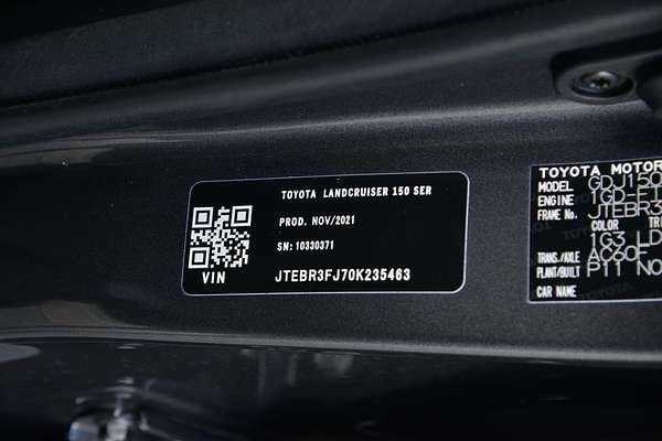 2021 Toyota Landcruiser Prado GXL GDJ150R