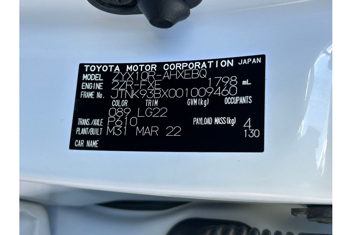 2022 Toyota CH-R Hybrid