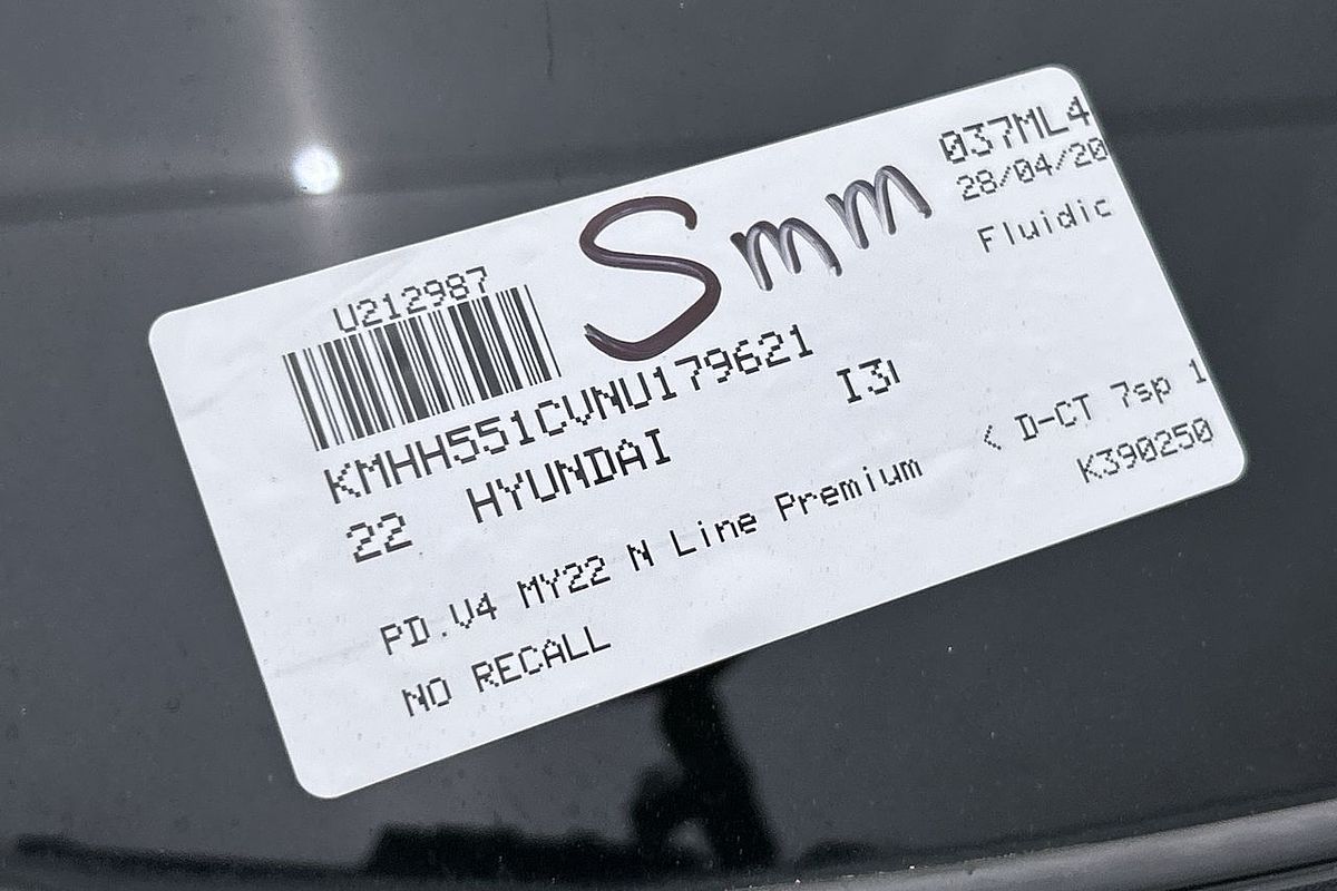 2022 Hyundai i30 N Line Premium PD.V4