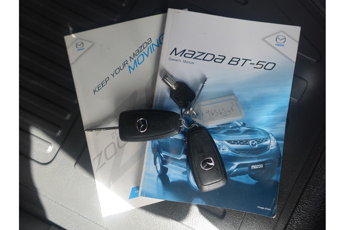 2012 Mazda BT-50 XT Hi-Rider UP Rear Wheel Drive