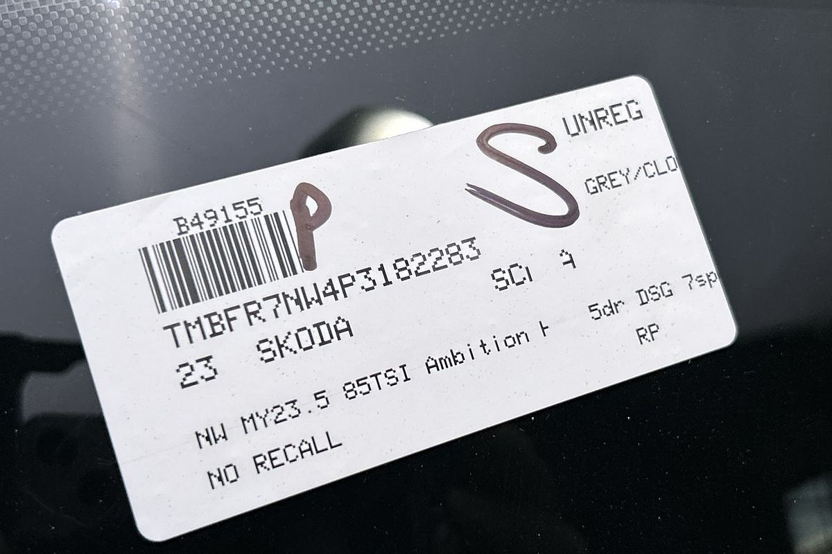2023 SKODA Scala 85TSI Ambition NW