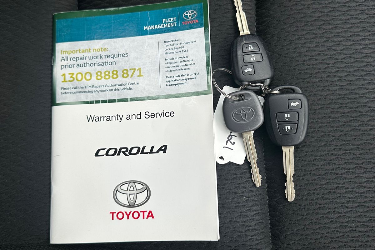 2018 Toyota Corolla Ascent ZRE172R