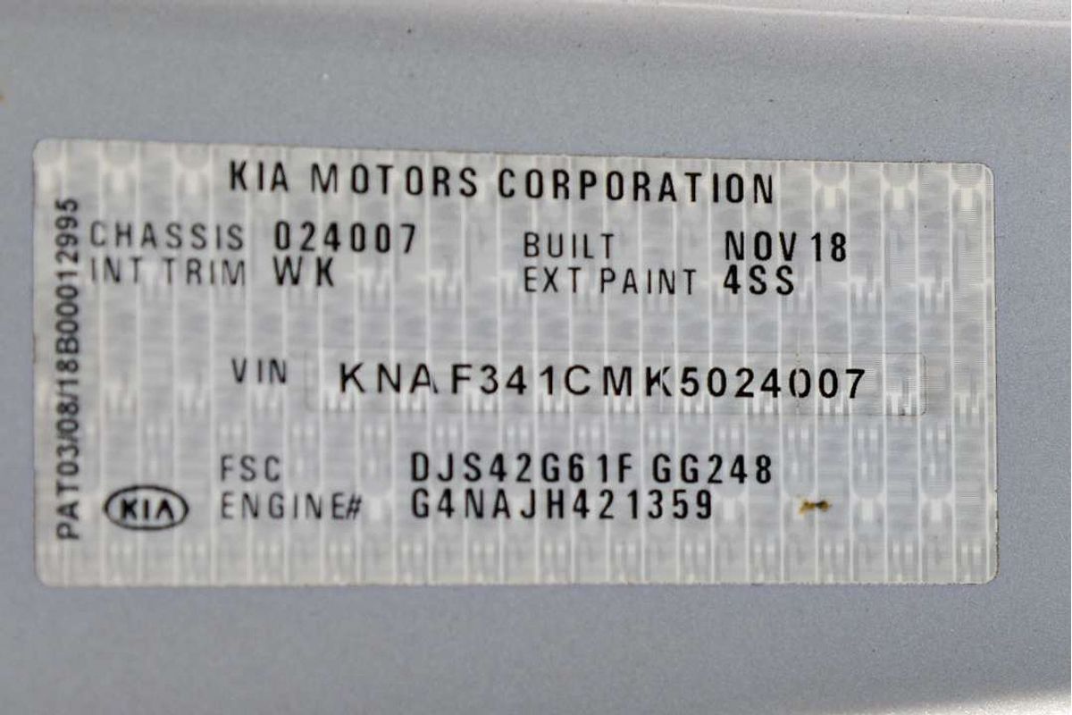 2018 Kia Cerato Sport+ BD