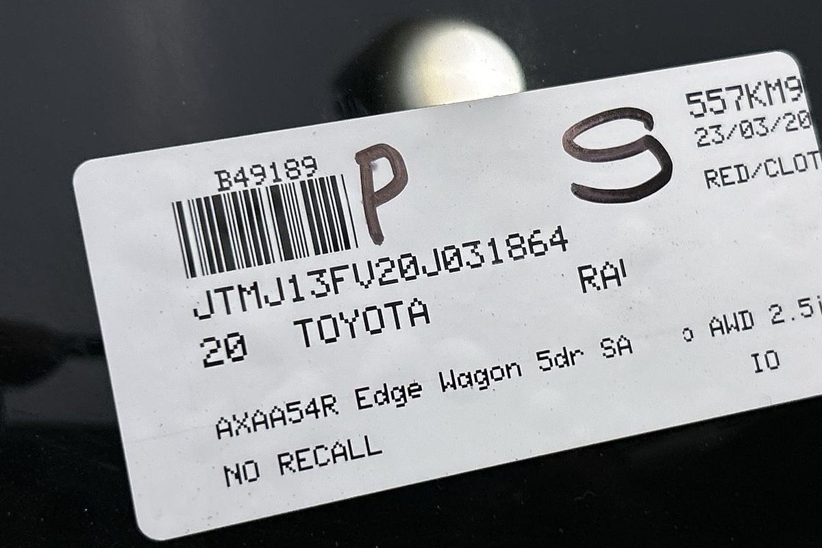 2020 Toyota RAV4 Edge AXAA54R