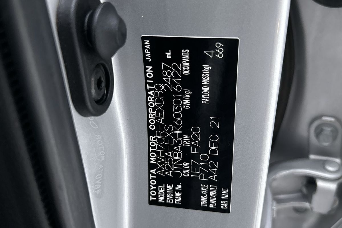 2021 Toyota Camry Ascent Sport AXVH70R
