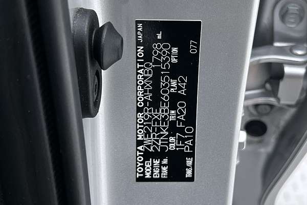 2023 Toyota Corolla Ascent Sport Hybrid ZWE219R