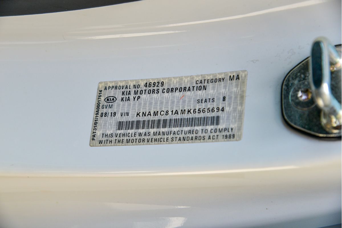 2019 Kia Carnival SLi YP