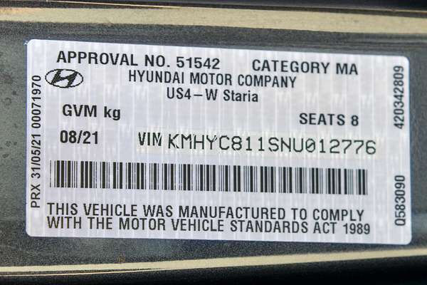 2021 Hyundai STARIA Highlander US4.V1