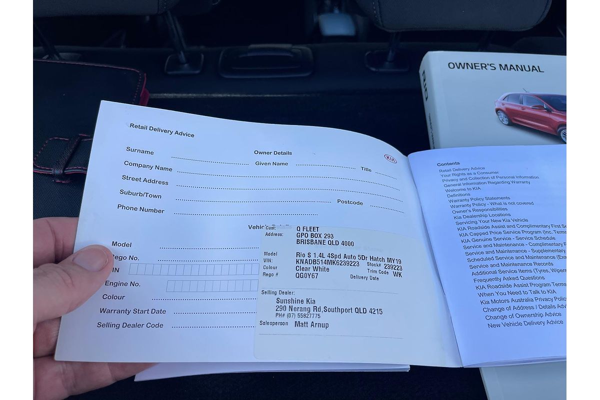 2018 Kia Rio S YB