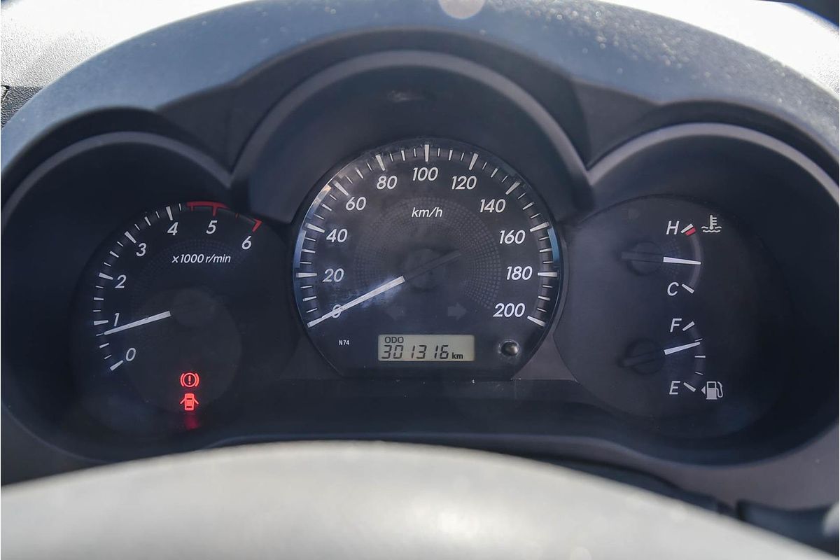2012 Toyota Hilux SR KUN16R Rear Wheel Drive
