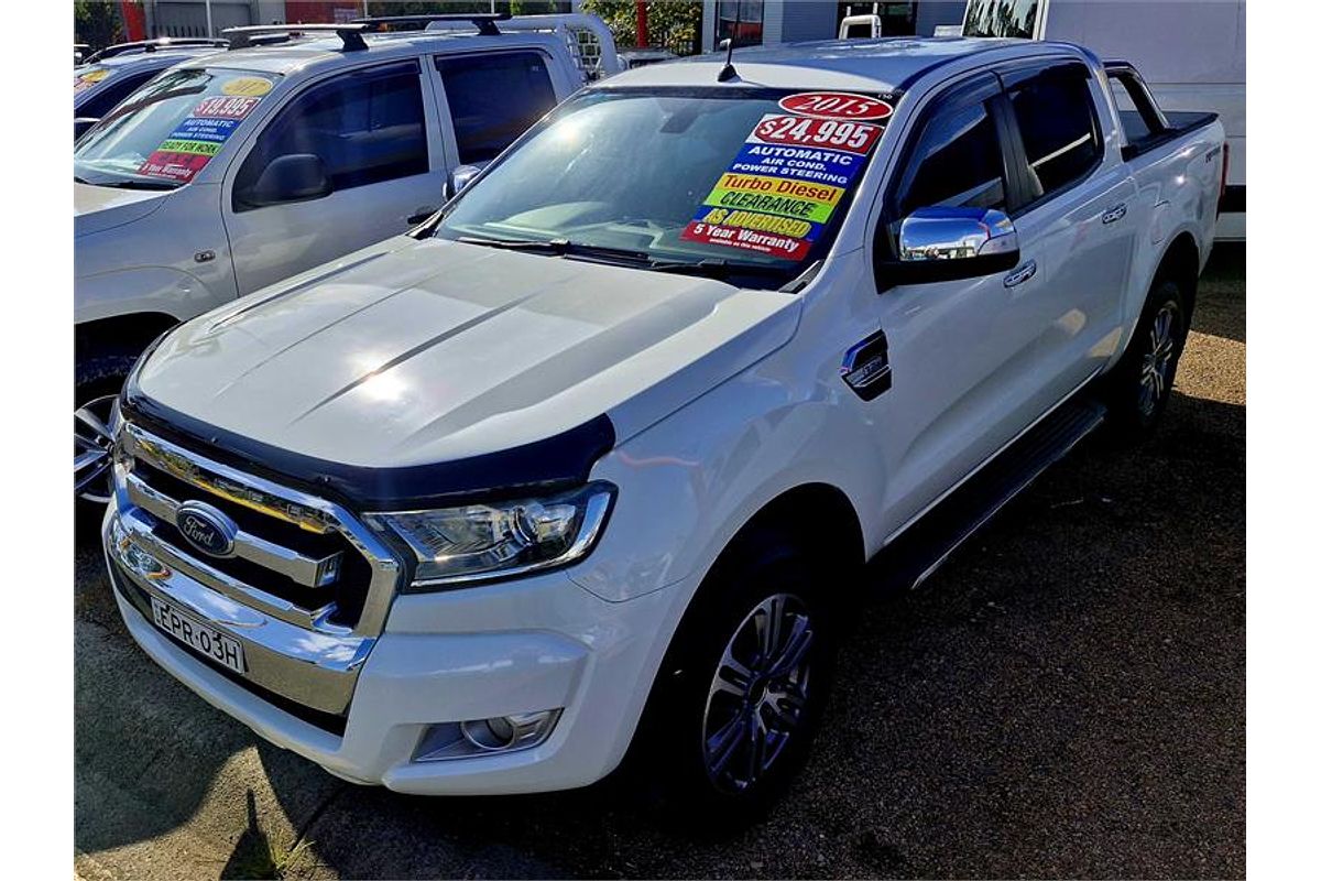 2015 Ford Ranger XLT Hi-Rider PX MkII Rear Wheel Drive
