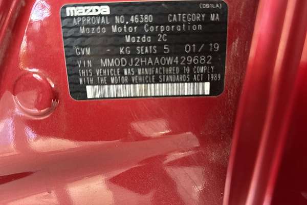 2019 Mazda 2 Maxx DJ Series