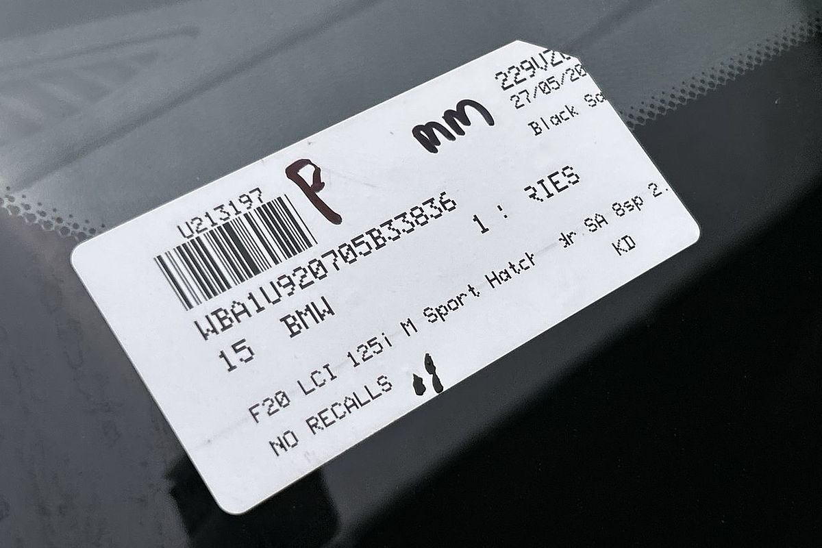 2015 BMW 1 Series 125i M Sport F20 LCI