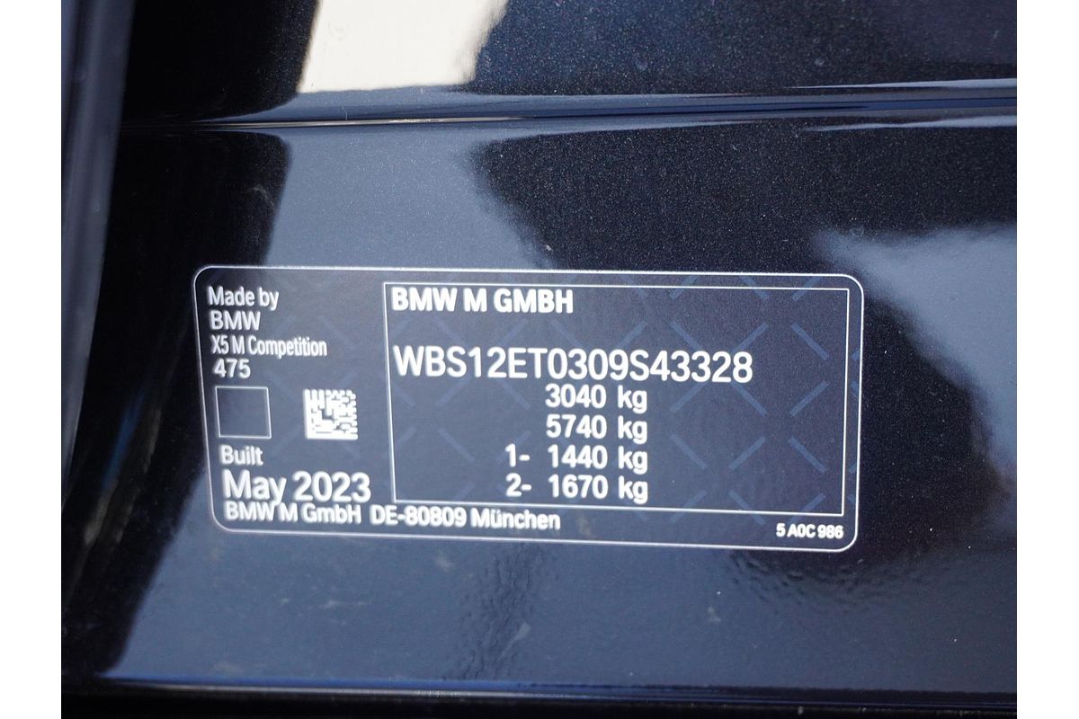 2023 BMW X5 M Competition F95 LCI