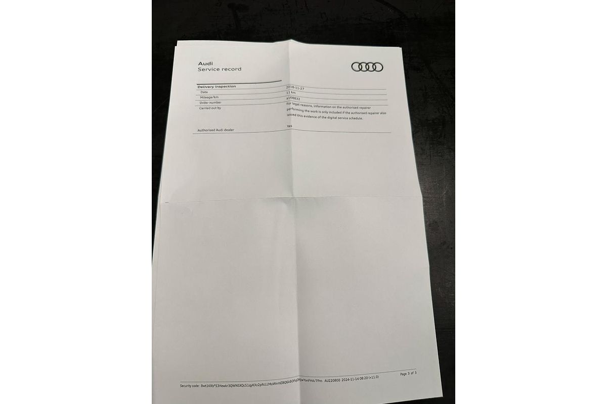 2018 Audi A3 35 TFSI 8V