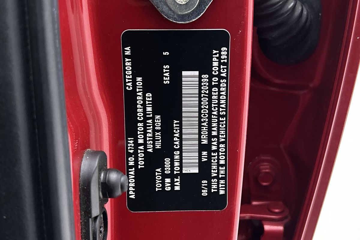 2019 Toyota Hilux SR5 GUN126R 4X4