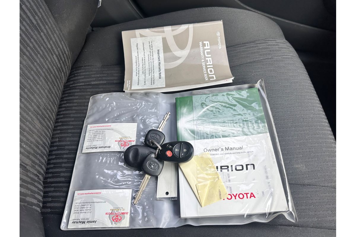 2009 Toyota Aurion AT-X GSV40R