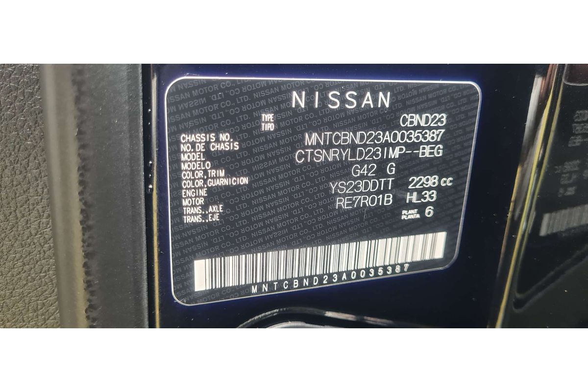2023 Nissan Navara PRO-4X Warrior D23 4X4