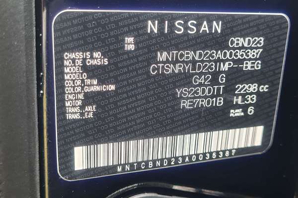 2023 Nissan Navara PRO-4X Warrior D23 4X4