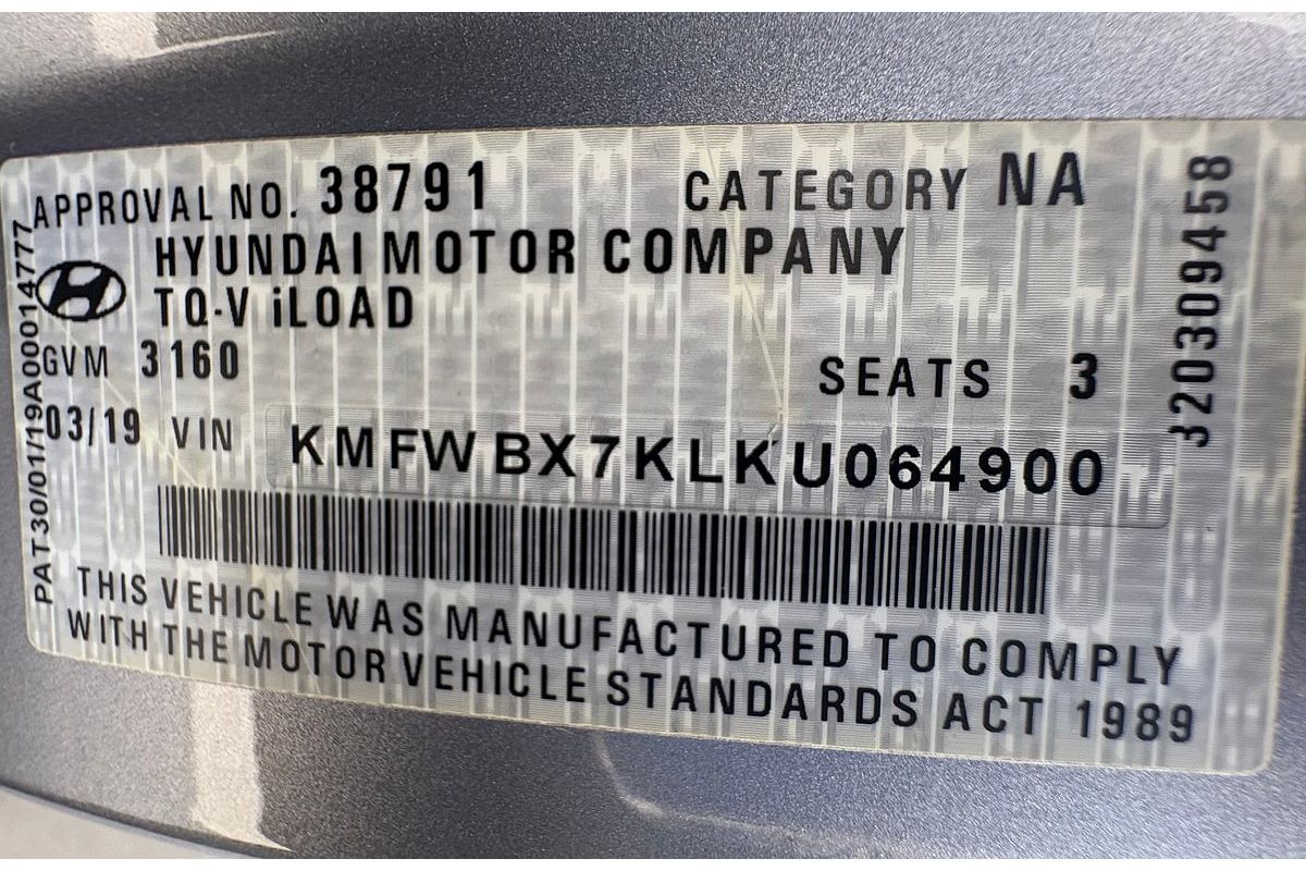 2019 Hyundai iLoad TQ4 MY19