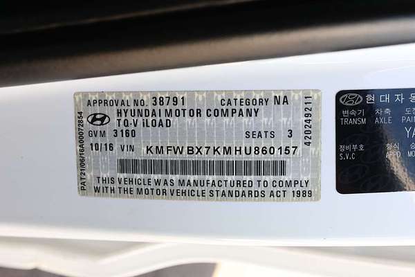2016 Hyundai iLoad TQ3-V Series II