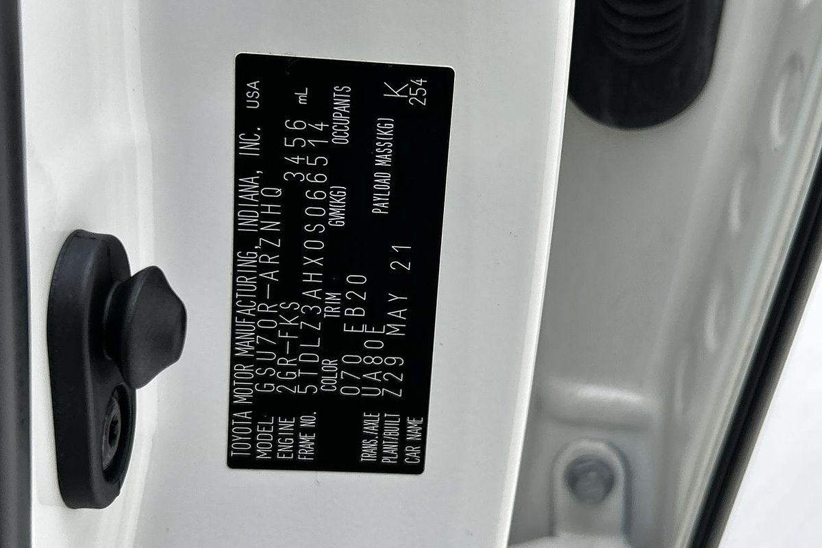 2021 Toyota Kluger GXL GSU70R