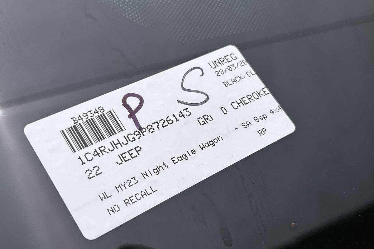 2022 Jeep Grand Cherokee Night Eagle WL