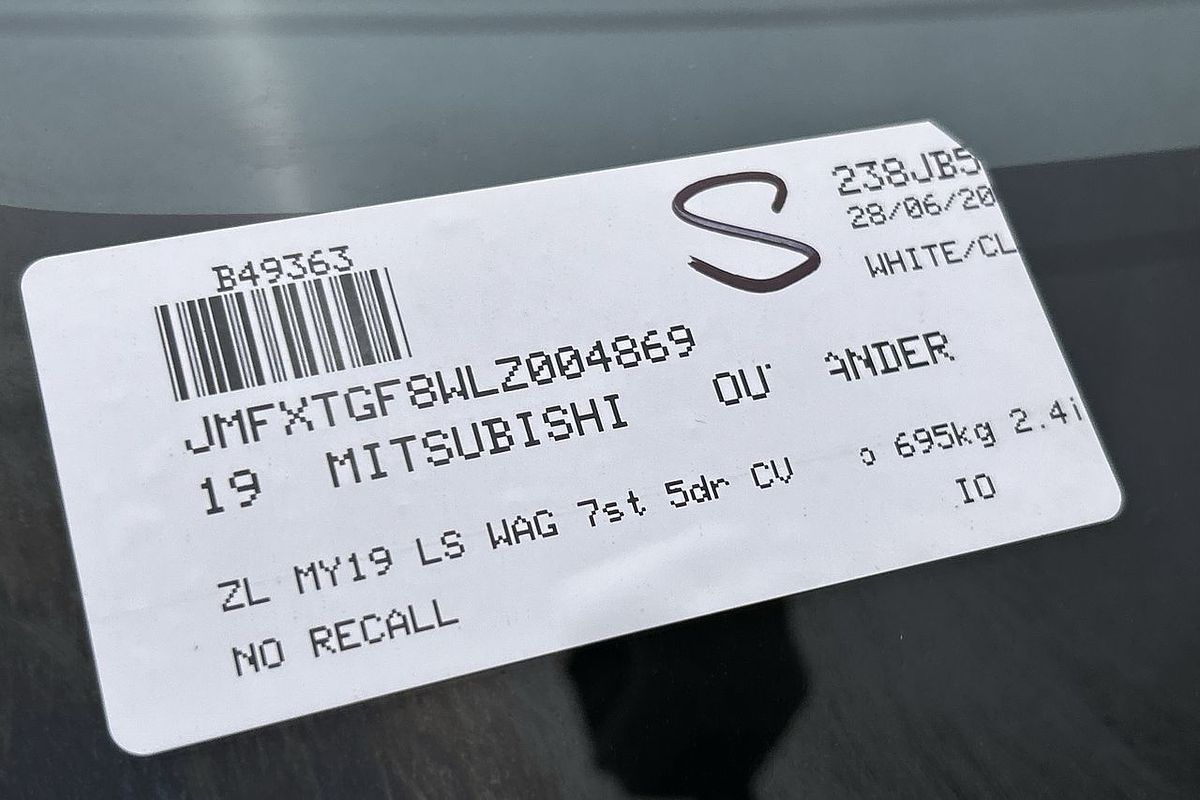 2019 Mitsubishi Outlander LS ZL