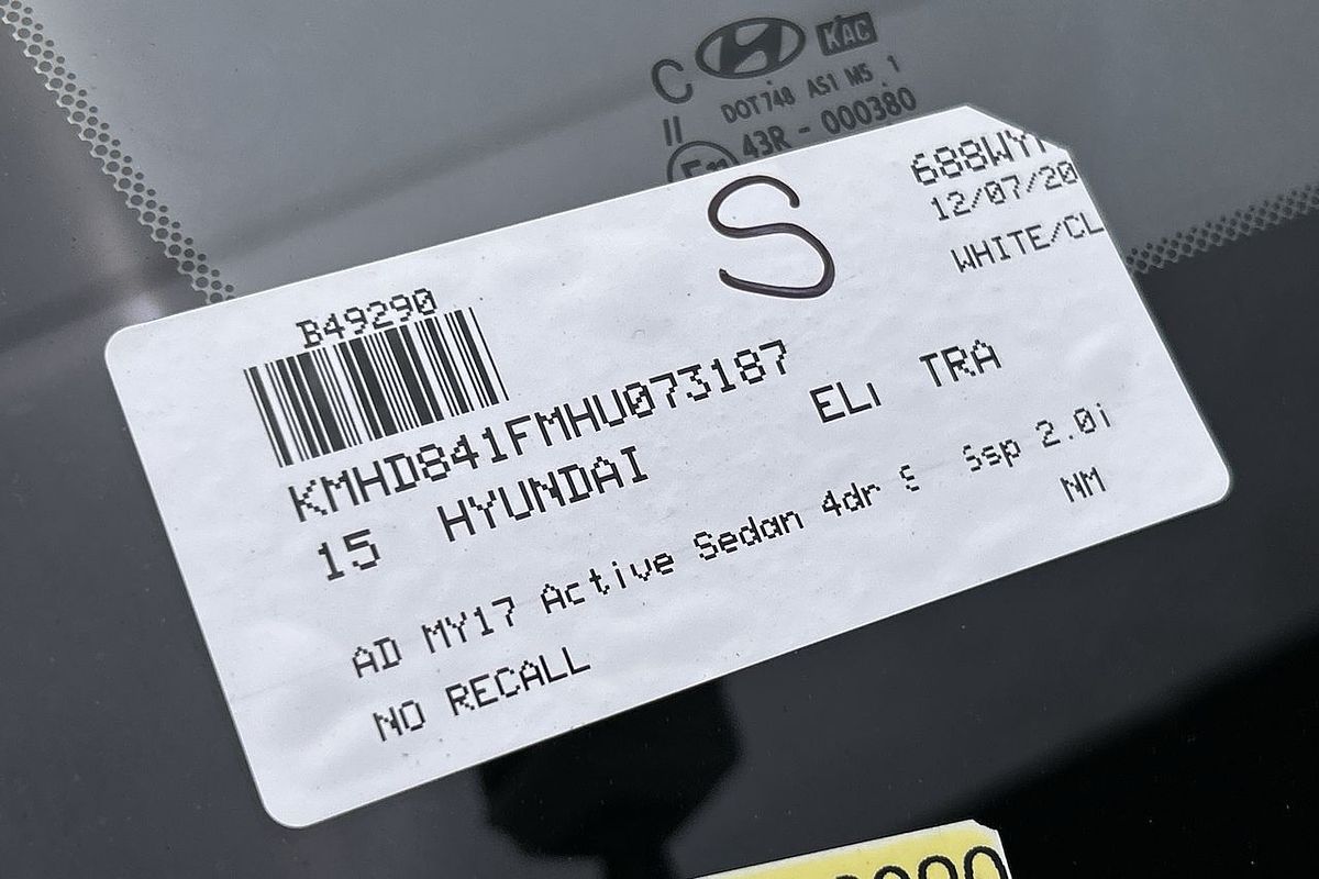 2015 Hyundai Elantra Active AD
