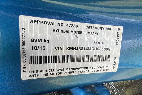 2015 Hyundai Tucson Active X TL