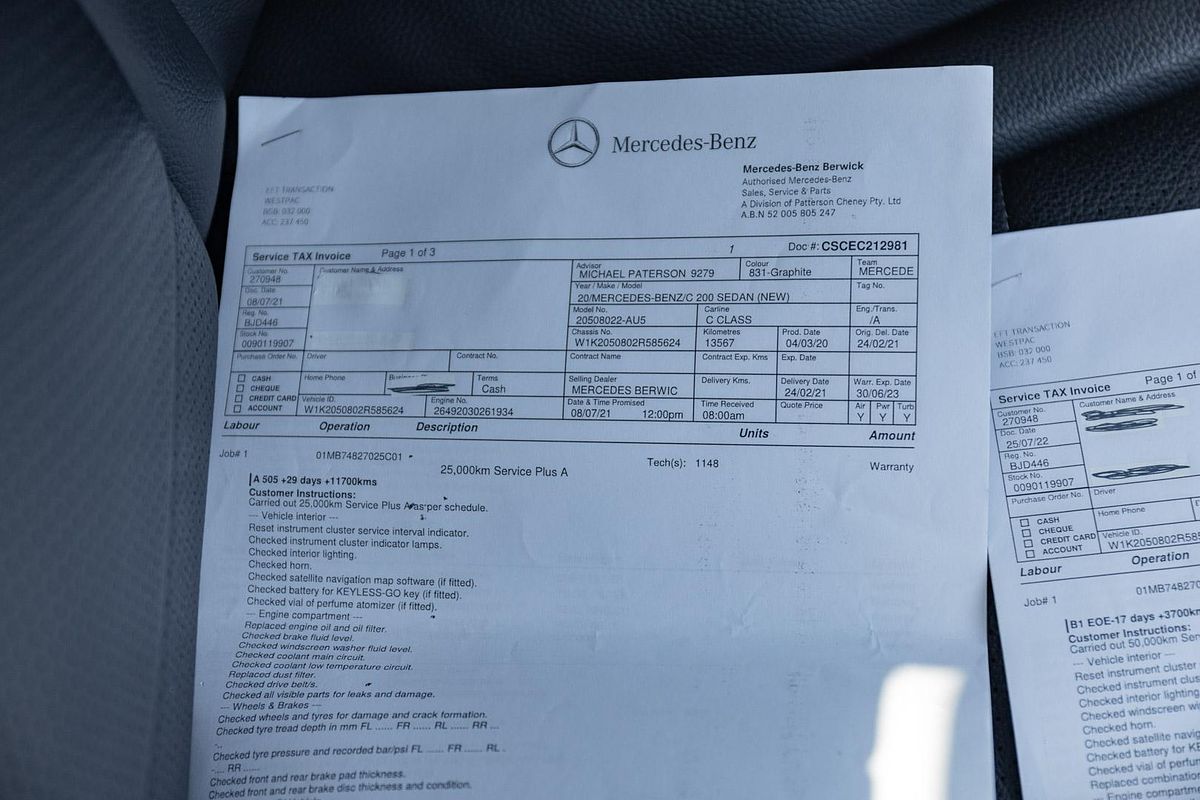 2020 Mercedes-Benz C-Class C200 W205