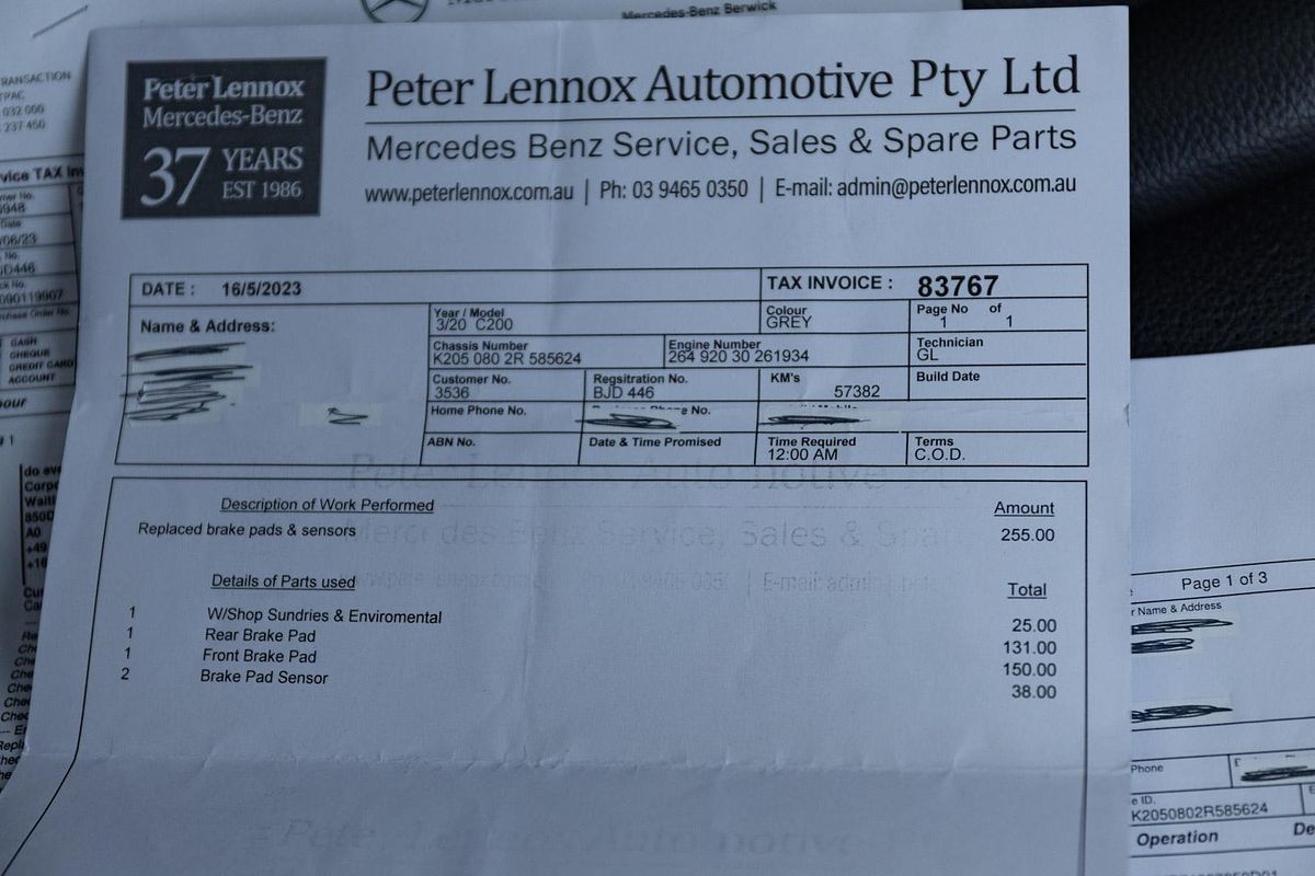 2020 Mercedes-Benz C-Class C200 W205
