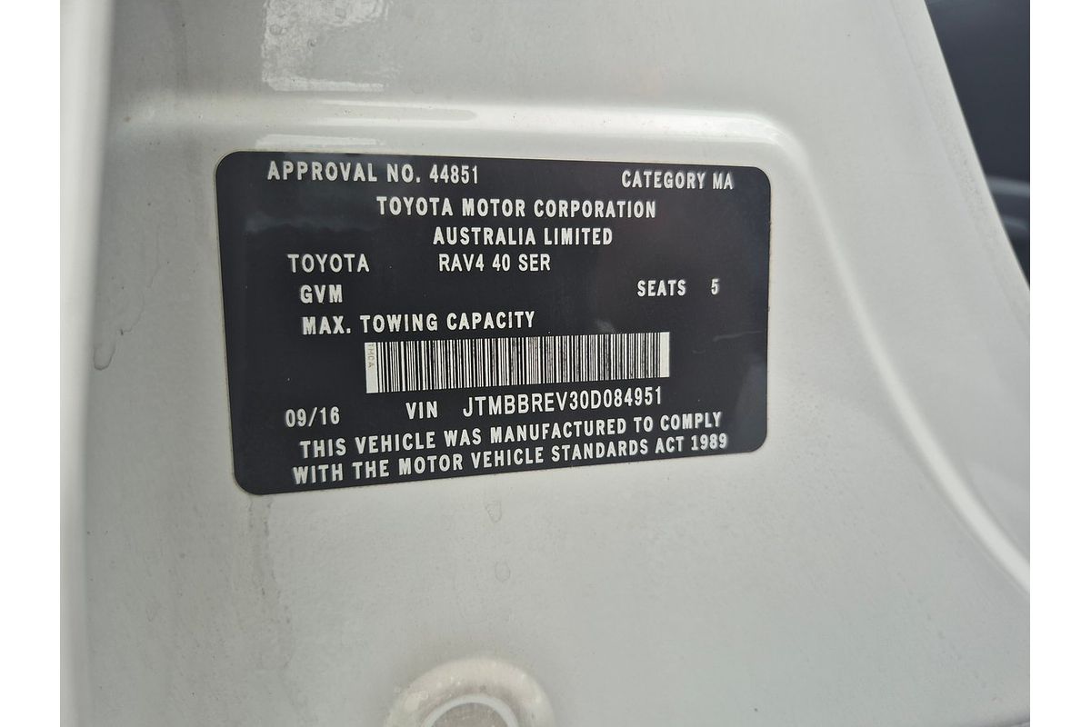 2016 Toyota RAV4 ALA49R MY17