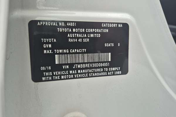 2016 Toyota RAV4 ALA49R MY17