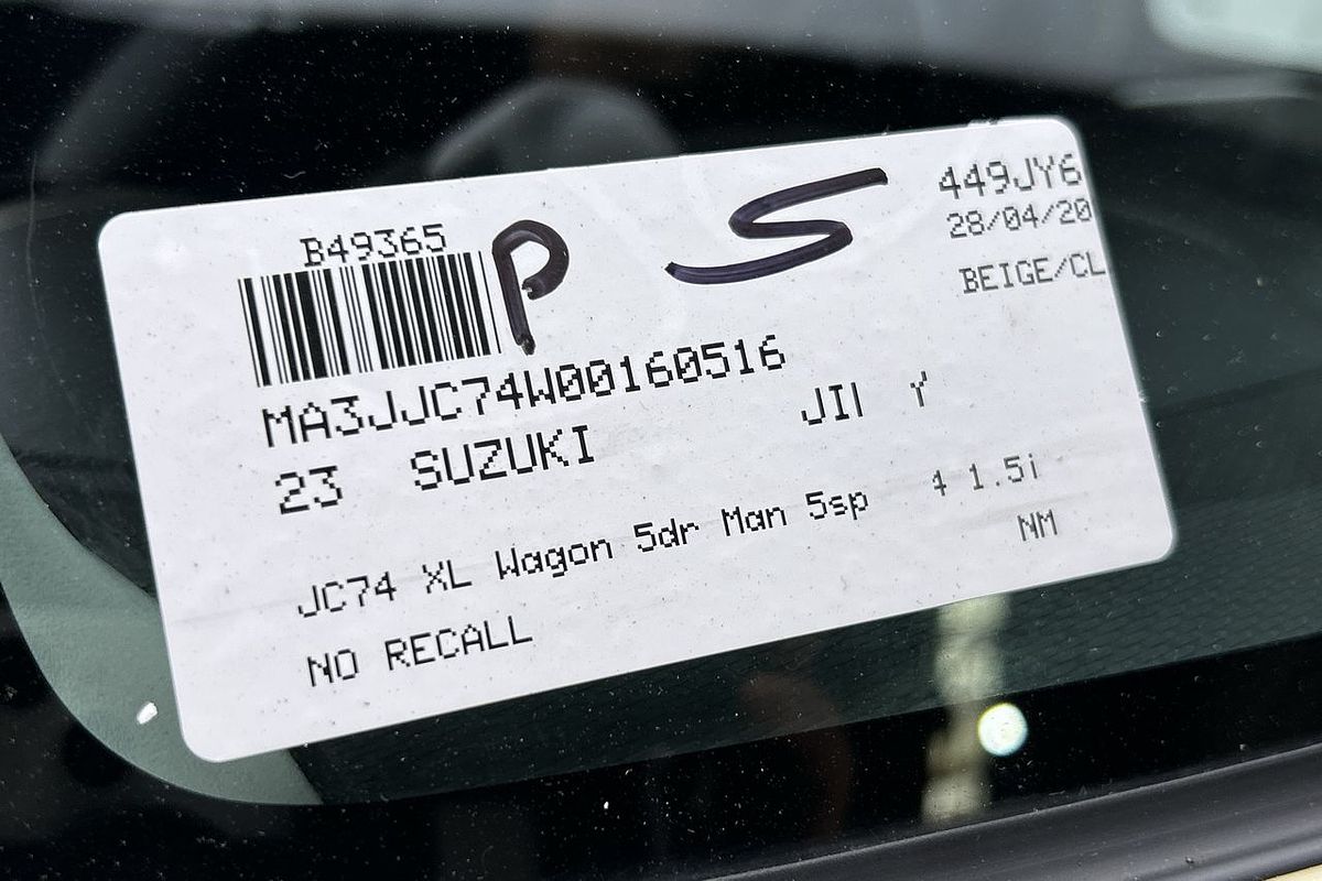 2023 Suzuki Jimny XL JJ