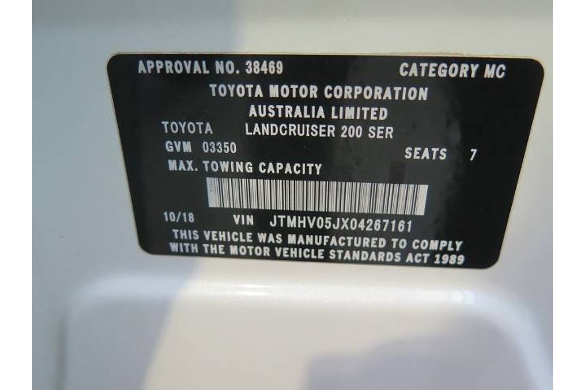 2018 Toyota LANDCRUISER SAHARA