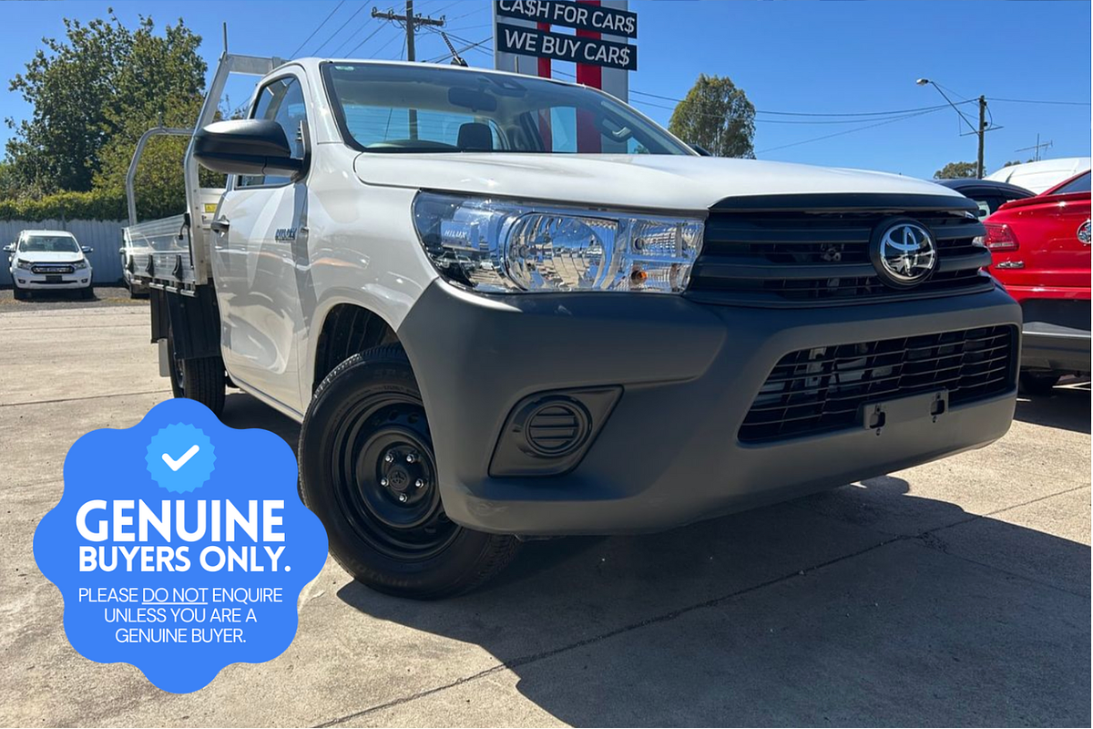 2019 Toyota Hilux Workmate TGN121R Rear Wheel Drive