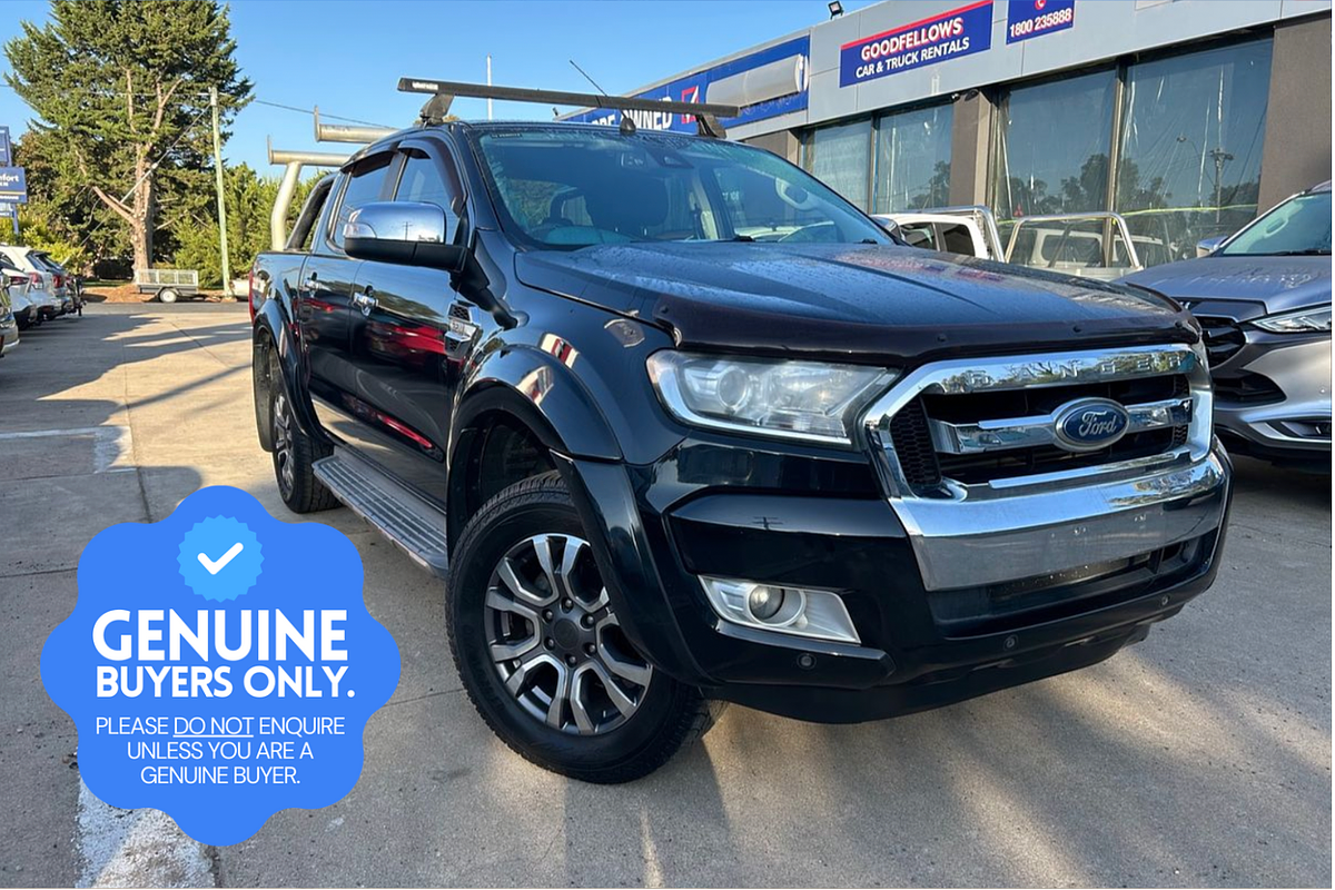 2016 Ford Ranger XLT PX MkII 4X4