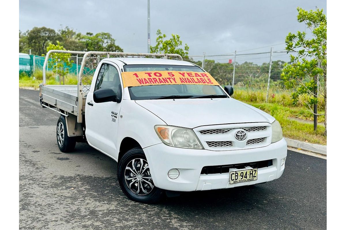 2008 Toyota Hilux Workmate TGN16R Rear Wheel Drive