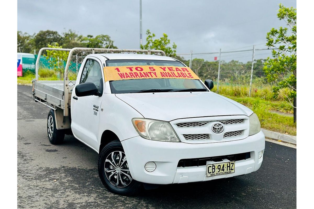 2008 Toyota Hilux Workmate TGN16R Rear Wheel Drive