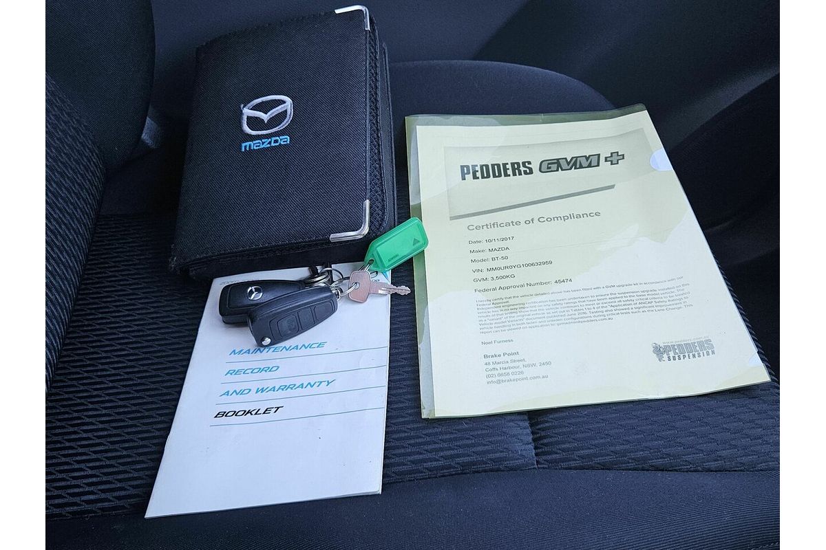 2016 Mazda BT-50 XTR (4x4) MY16 4X4