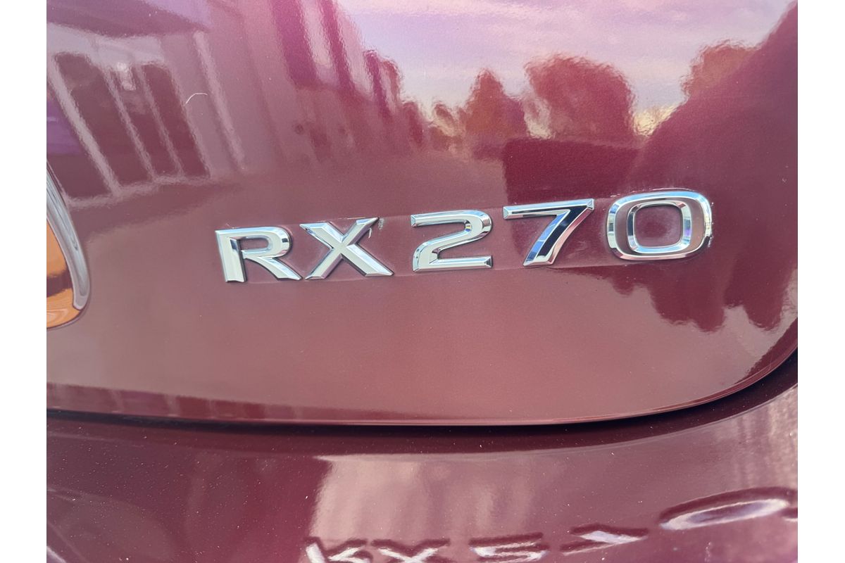 2013 Lexus RX RX270 AGL10R