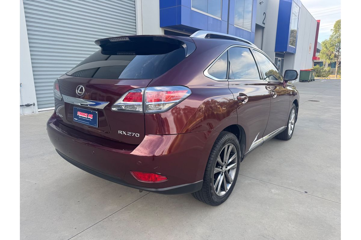 2013 Lexus RX RX270 AGL10R