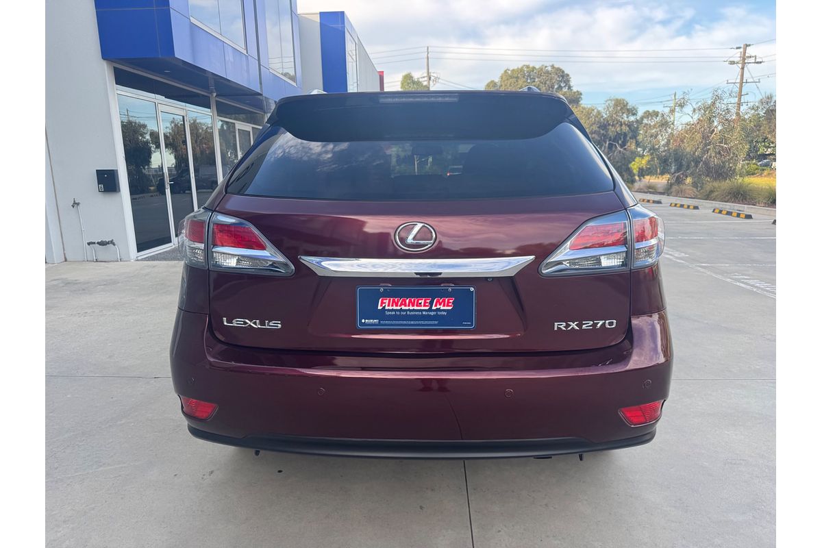 2013 Lexus RX RX270 AGL10R
