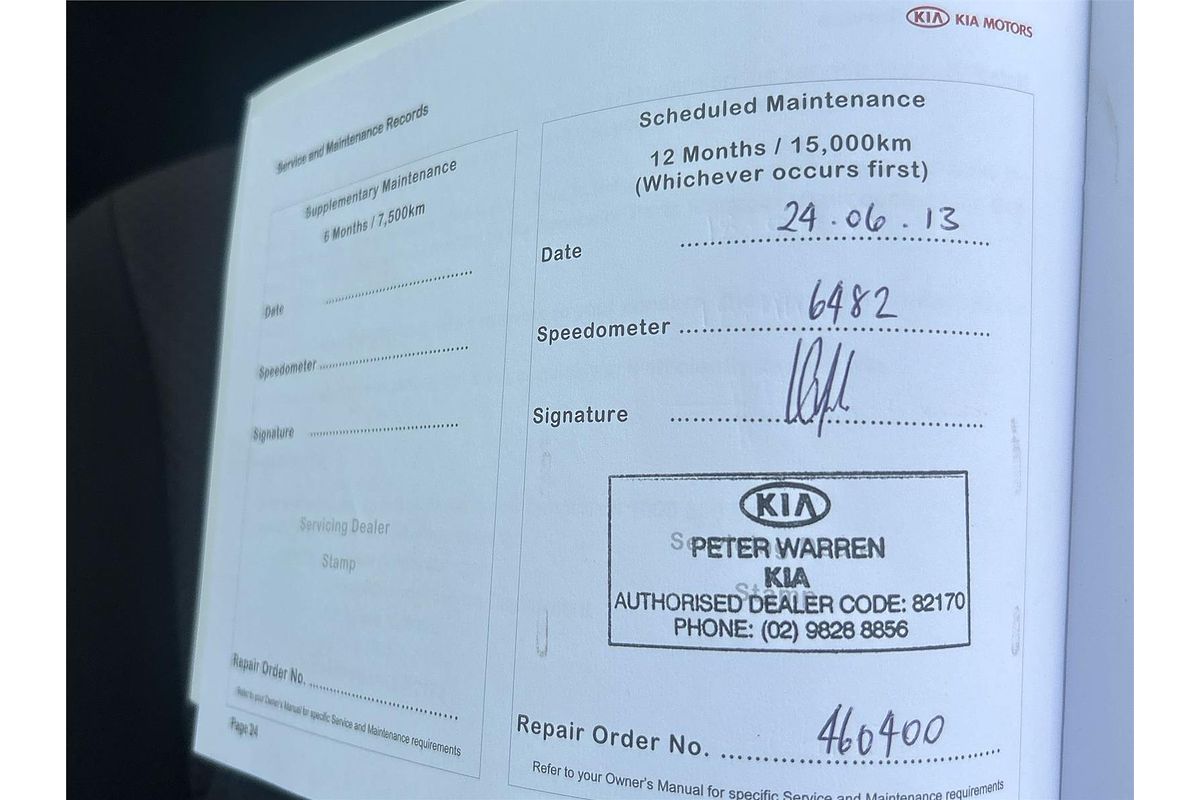 2012 Kia Cerato S TD