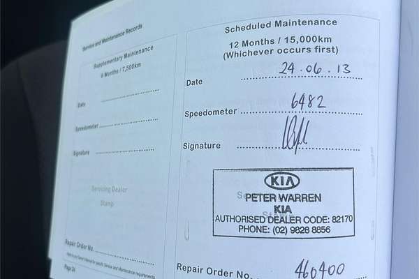 2012 Kia Cerato S TD