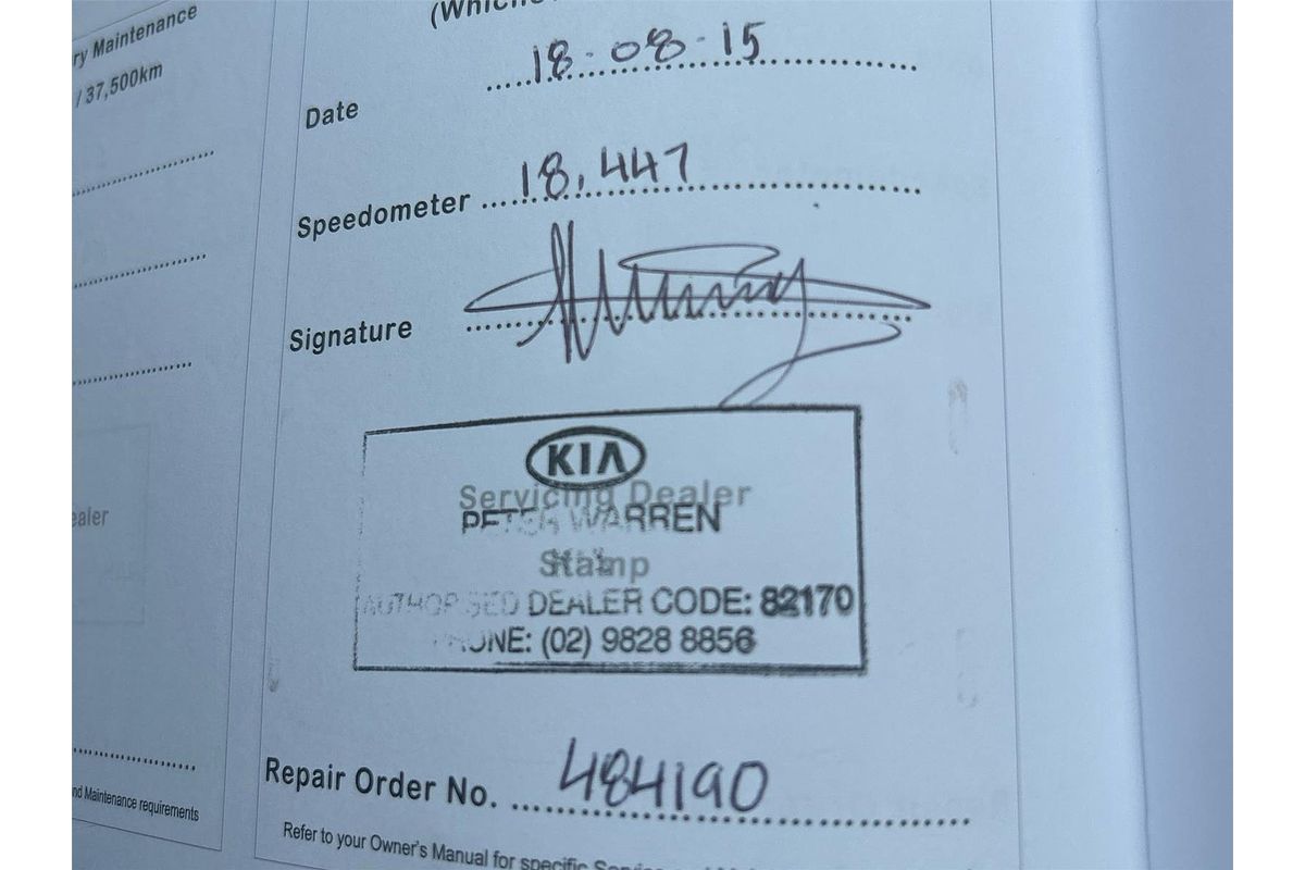 2012 Kia Cerato S TD