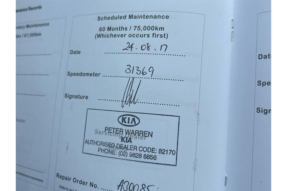 2012 Kia Cerato S TD