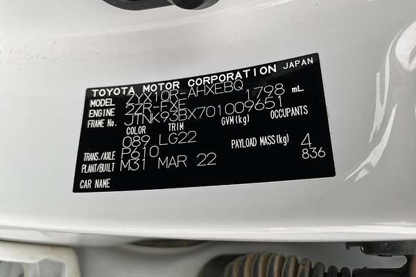 2022 Toyota CH-R Hybrid