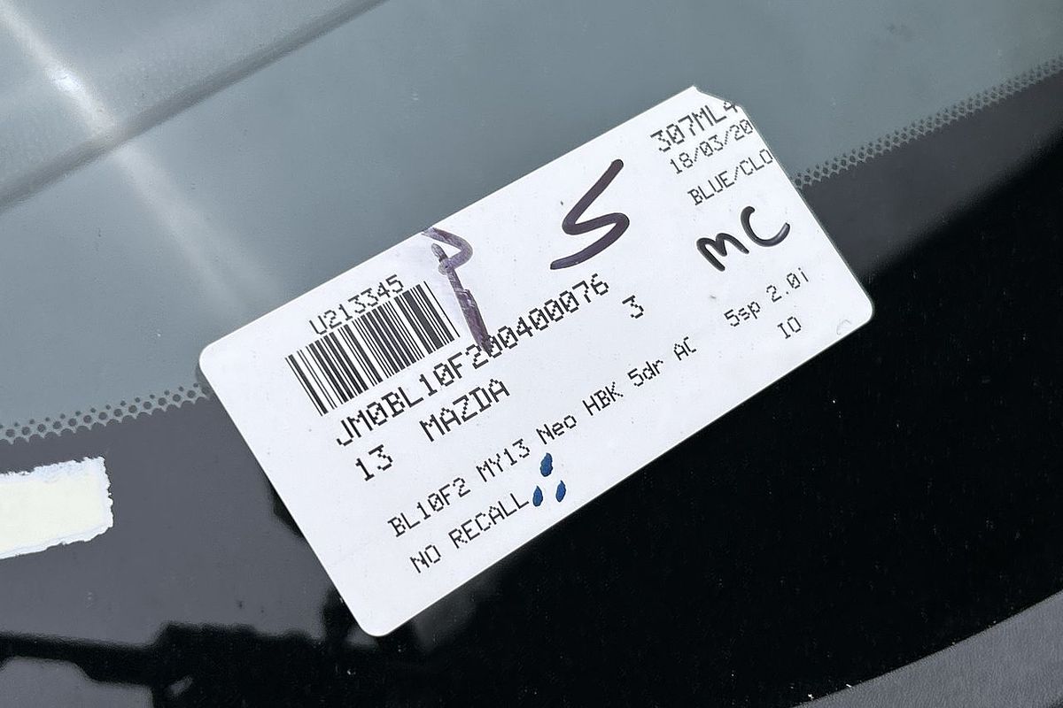2013 Mazda 3 Neo BL Series 2